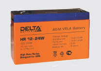 Delta_HR12-24w, Свинцово-кислотные аккумуляторы